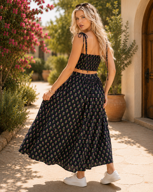 Amalfi Coast Dreaming Skirt Set