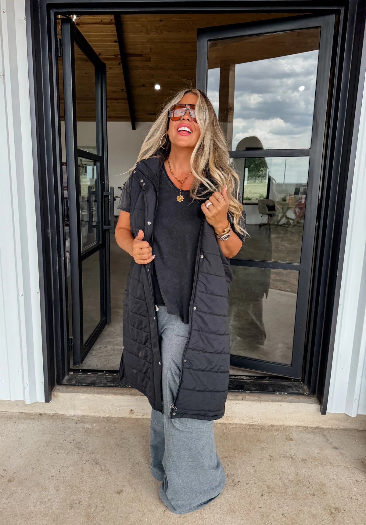 Holiday Queen Puffer Vest