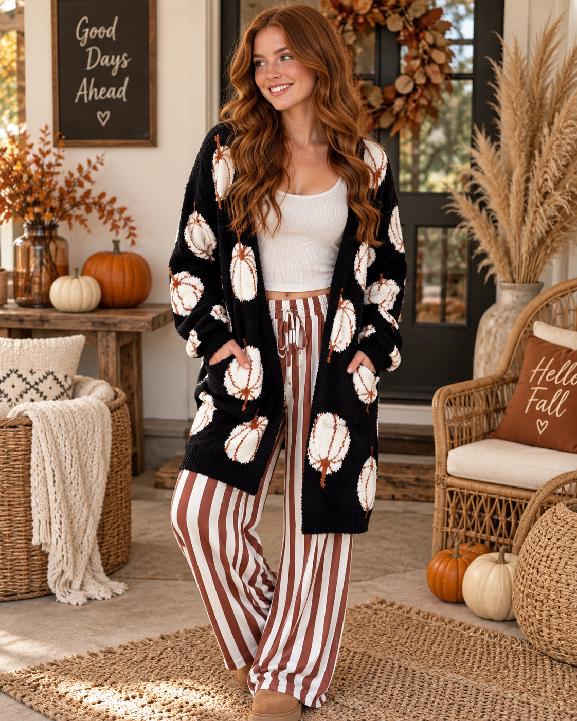 Pumpkin Patch Cloud Cardigan