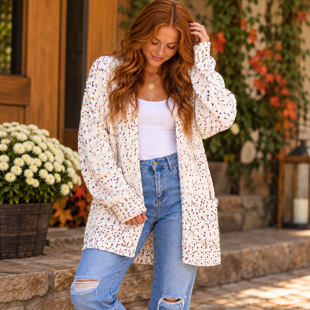 Sprinkle Confetti Cardigan