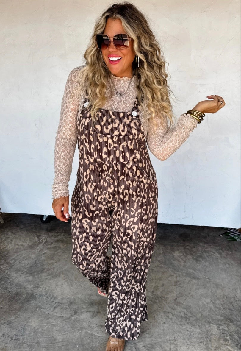 Let’s Go Cheetah Overalls