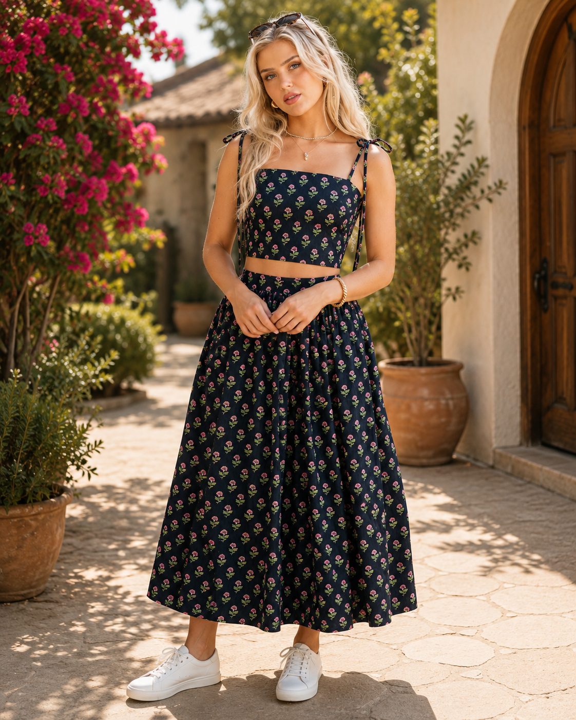 Amalfi Coast Dreaming Skirt Set