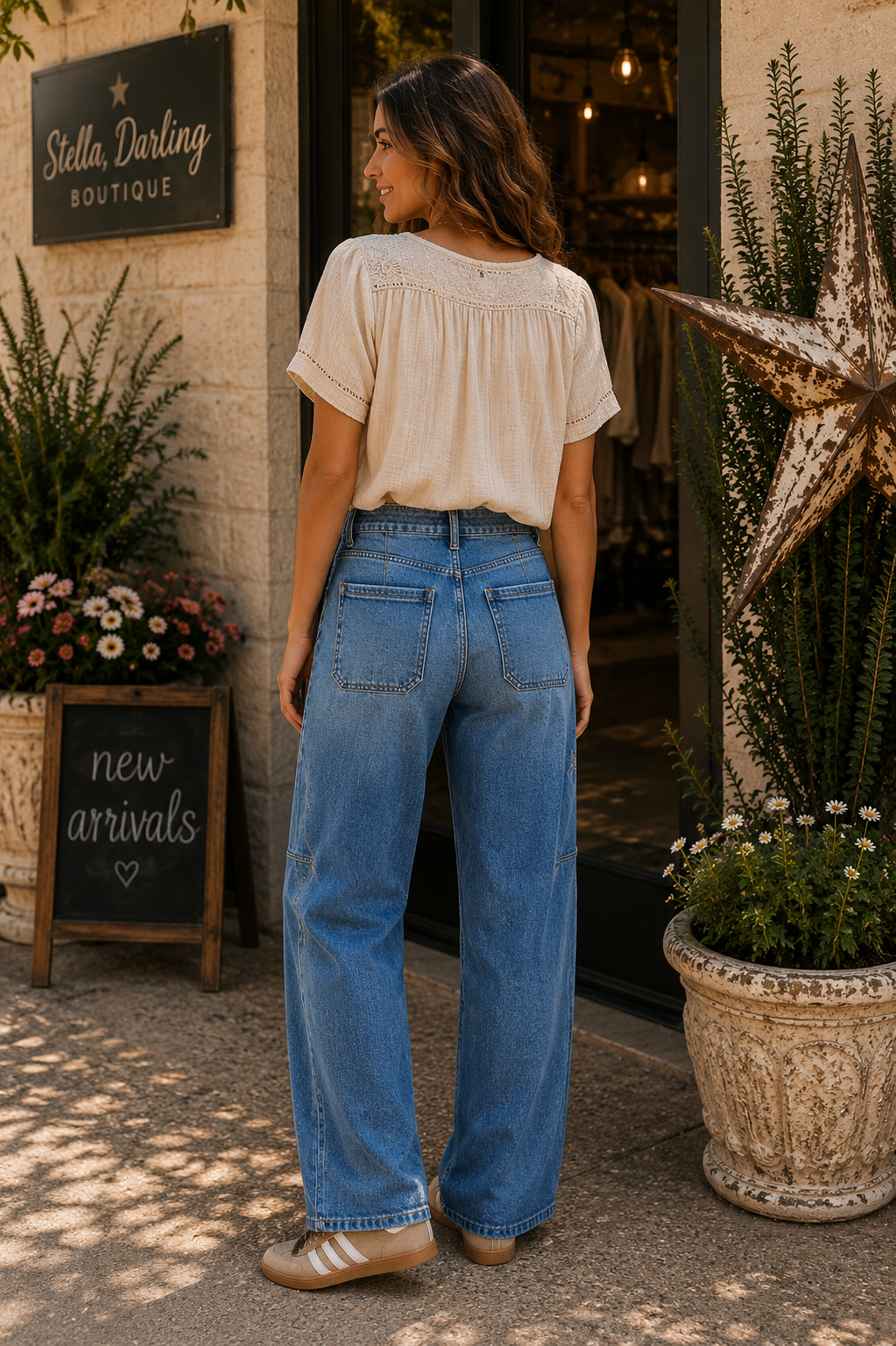 RISEN Slouchy Baggy Jeans