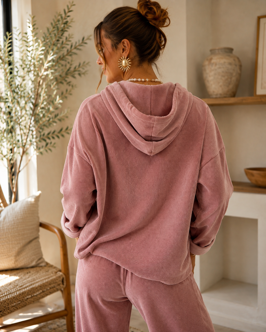 Sunday Slowdown Lace Lounge Set
