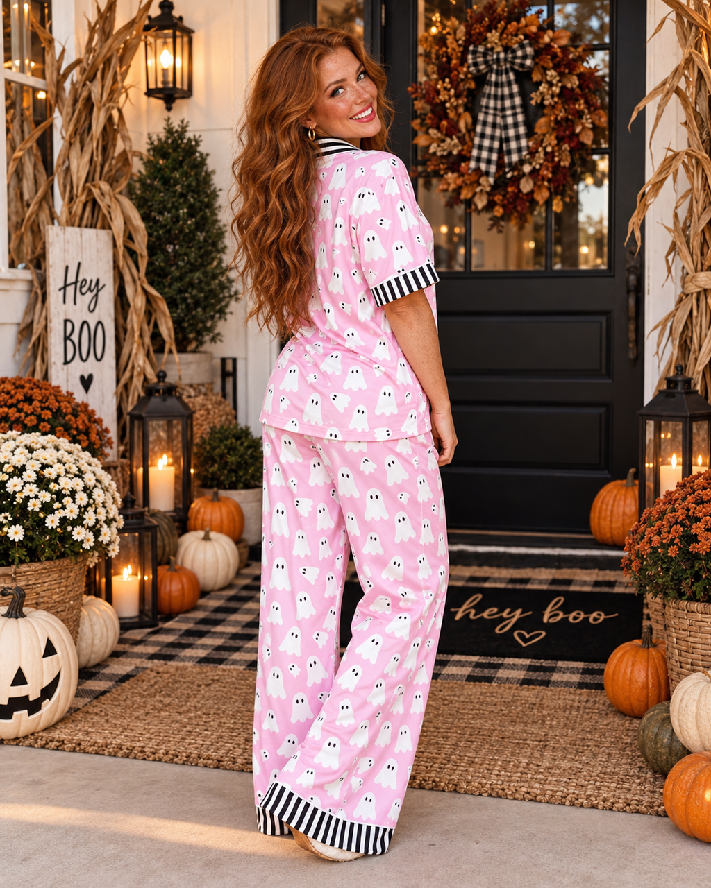 Pink Boo-tique Pajama Set