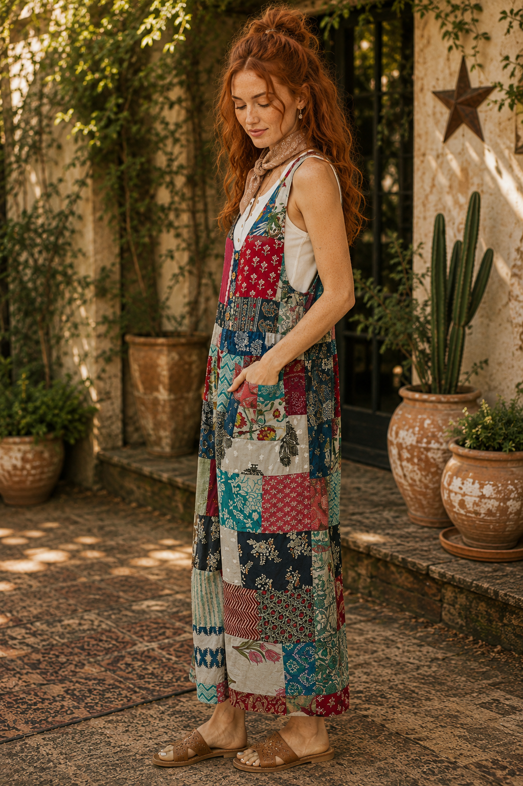 Wanderlust Patchwork Jumpsuit