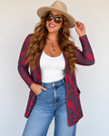 Autumn Avenue Plaid Cardigan