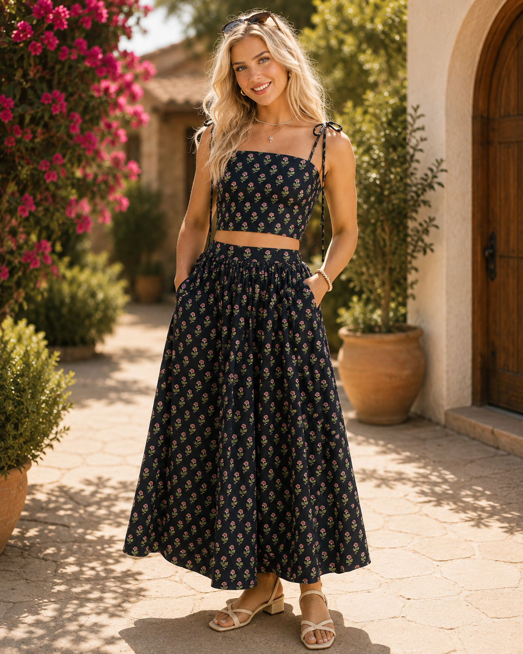 Amalfi Coast Dreaming Skirt Set