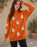 She’s Adorable Bow Ghost  Sweatshirt