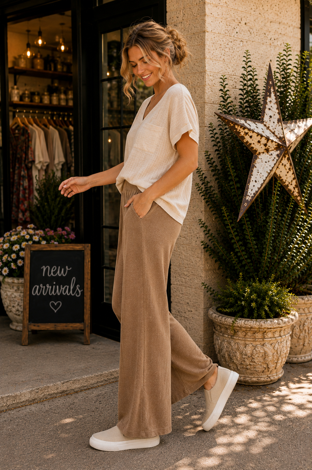 RISEN Ultra Soft Wide Leg Pants