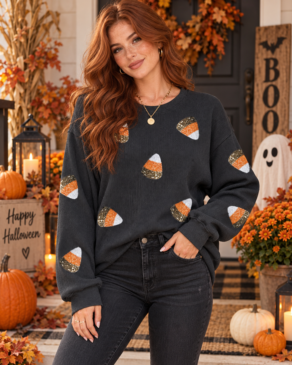 Yummy Candy Corn Sweatshirt