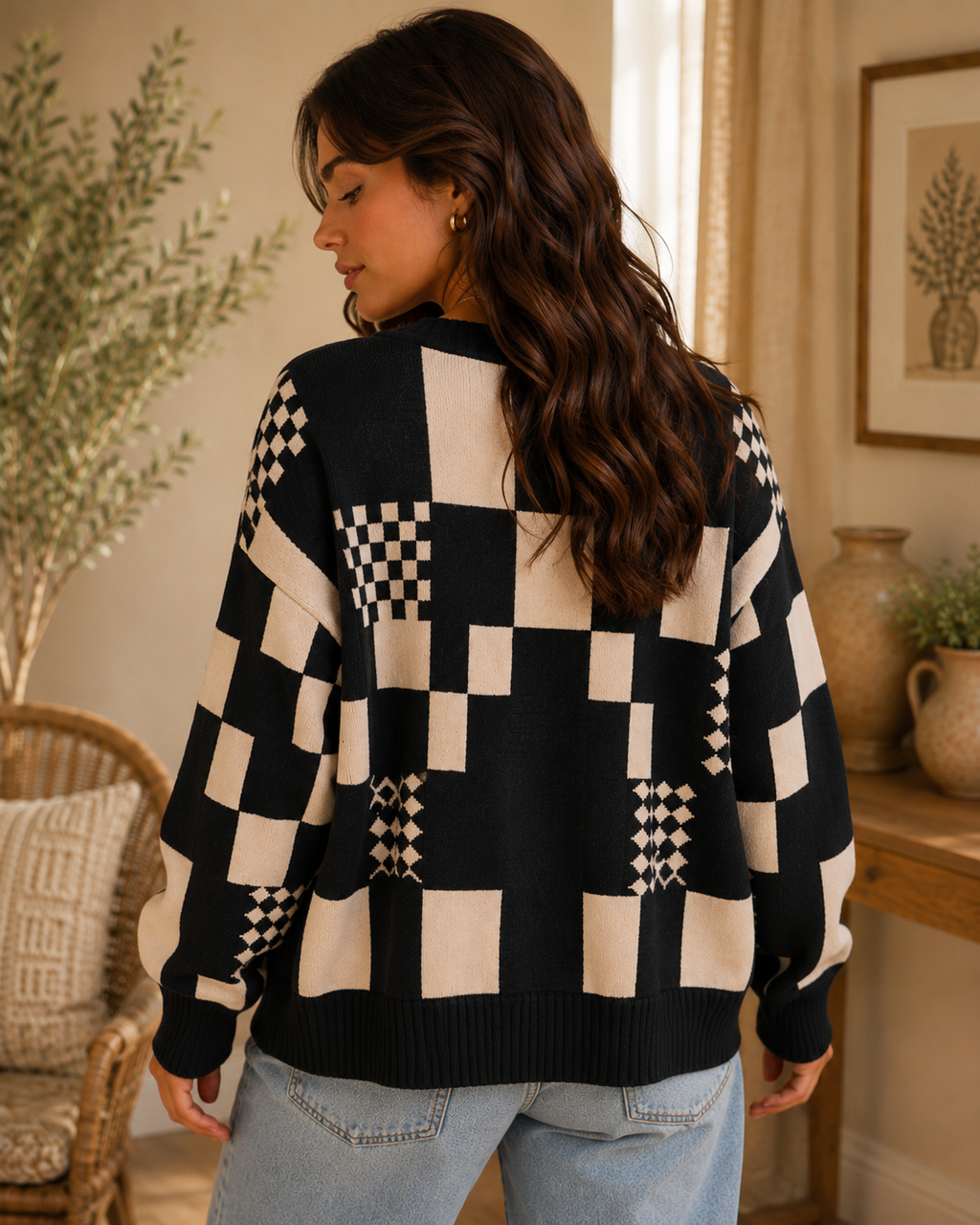 The Checkmate Cardigan