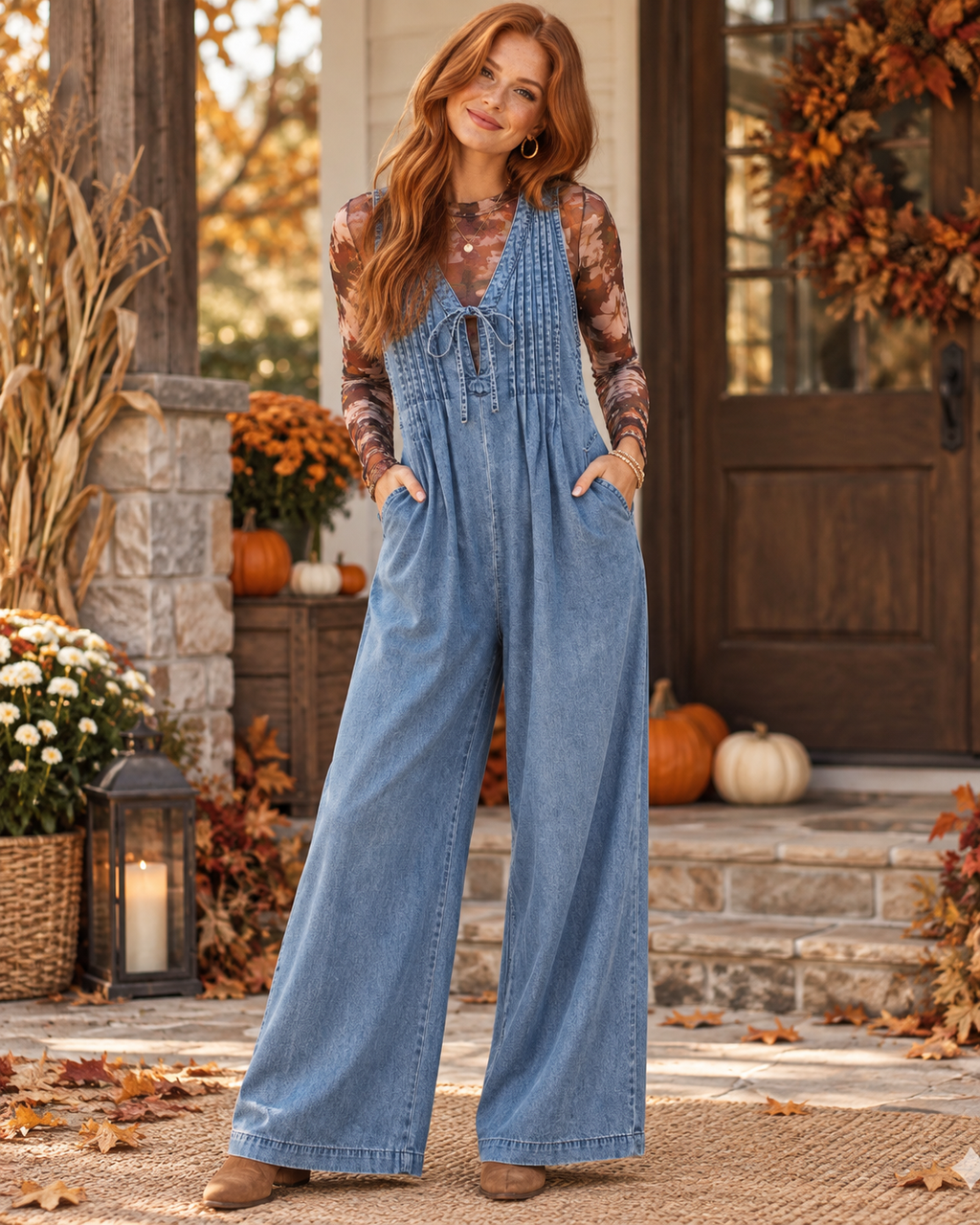 Harvest Day Denim Jumpsuit