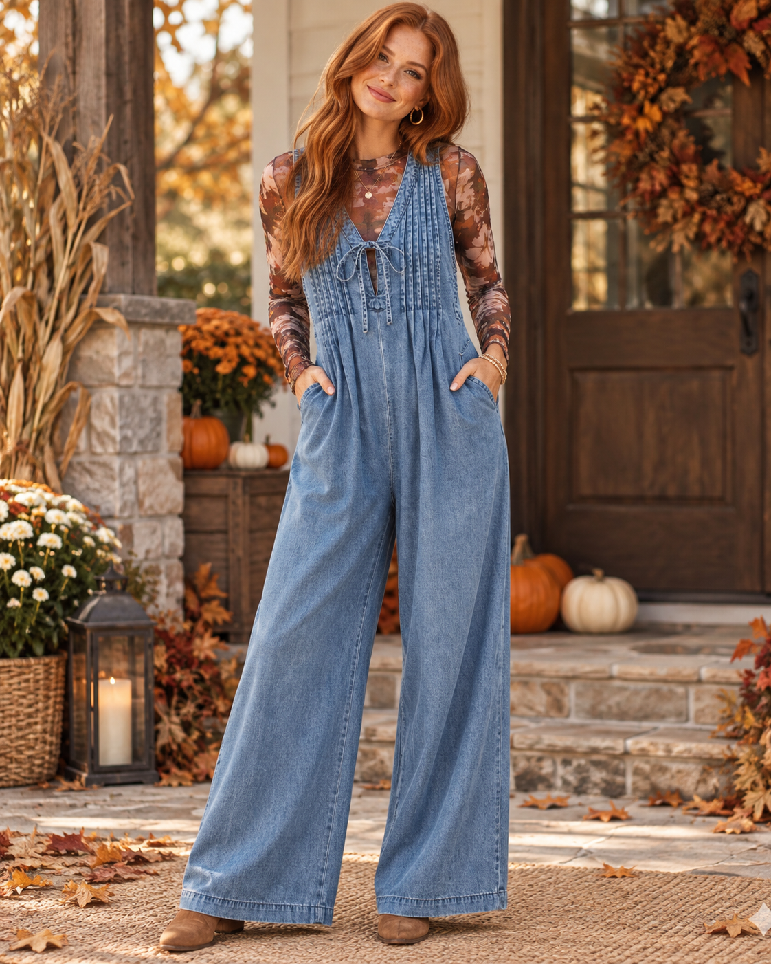 Harvest Day Denim Jumpsuit