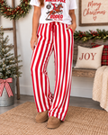Christmas Stripe Longe Pants