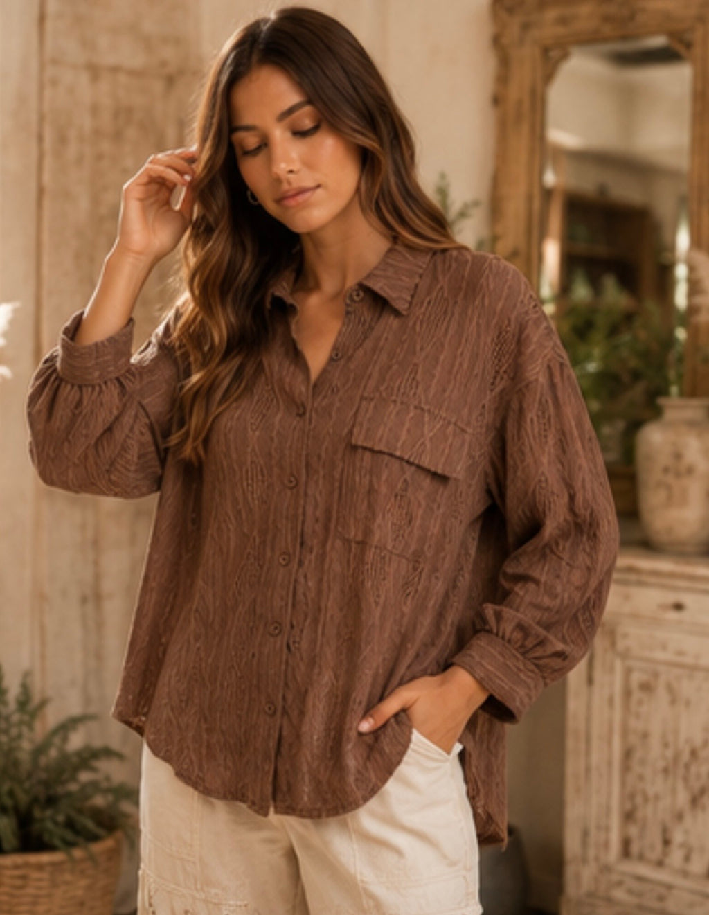 The Canyon Moon Button Down