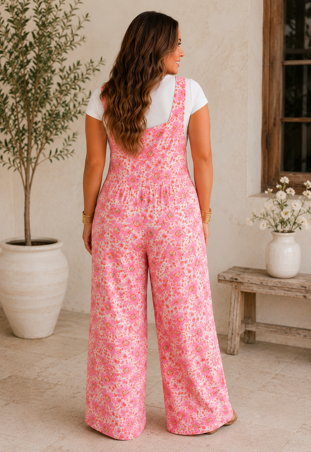 Seaside in Santorini Overalls