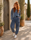 The Midnight Pearl Denim Set